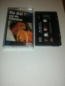Die Drei Fragezeichen Folge 26 und die Silbermine Schwarz mit Weißen Druck 8287674446 4/2 Europa